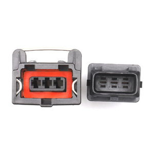 Toyota Automotive Power <b>Timer</b> Connector 4 Pin Red Gray Plastic Male Female <b>Plug</b> For Car Use - Product Image 1