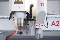 Máquina CNC Router de 3 Ejes 1325, Router CNC para Madera con Cuchilla Vibratoria, Máquina de Corte y Grabado para MDF, EVA y Madera