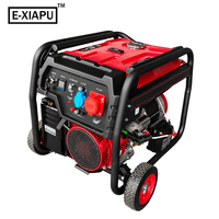 Générateur de chantier à essence 4 temps refroidi par air E-XIAPU 5KW 5000W 6KW AVR à démarrage automatique