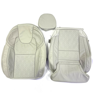 Funda de asiento de coche personalizada Original de fábrica cuatro estaciones cuero genuino impermeable con Material de PU accesorio de coche de cinco asientos - Product Image 1