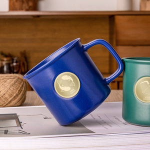 Taza de Cerámica con los Doce Signos del Zodiaco, Taza de Café de 420 ml con Asa, Resistente a Altas Temperaturas, Regalo Empresarial, Logotipo Personalizable - Product Image 3