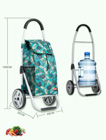 Sacs de chariot pour caddie avec alliage d'aluminium et grandes roues Sacs de légumes 50l panier