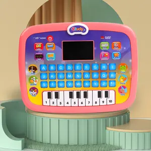Máquina de aprendizaje de tabletas inteligentes con palabras en inglés, pantalla led educativa temprana, computadora, juguetes para niños, máquina de aprendizaje, tableta