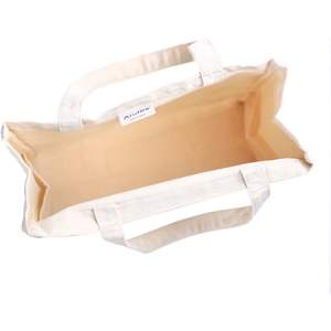 Bolsa de lona de tamaño mediano resistente Andes, 12oz, 100% algodón, estética hecha a mano con bolsillos laterales, reutilizable y duradera - Product Image 2