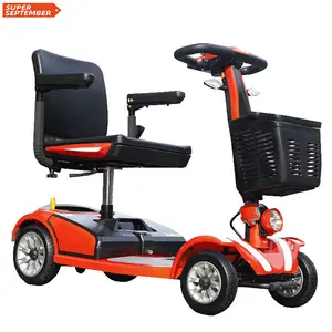 Cheap 4-wheel electric mobility scooter for the elderly and handicapped people