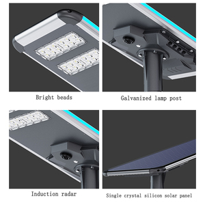 Lampadaire solaire tout-en-un de haute qualité à bas <span class=keywords><strong>prix</strong></span>, 250W, lampe <span class=keywords><strong>LED</strong></span> intégrée pour les vendeurs en Indonésie - Product Image 5