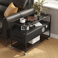 Table d'appoint mobile pour canapé, meuble à thé pour canapé, meuble à collations mobile pour canapé, table d'appoint multifonctionnelle moderne