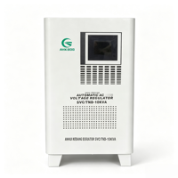 Meilleur prix, stabilisateur de tension automatique vertical monophasé 10 KVA, 220 V SVC AVR, régulateur de tension avec affichage numérique pour la maison