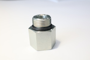 Boss de junta tórica ORB macho Chapado en zinc galvanizado de acero inoxidable al carbono a hembra ORB O-ring Boss adaptador hidráulico reductor de ajuste - Product Image 3