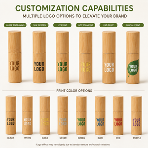 <span class=keywords><strong>Baume</strong></span> à lèvres naturel en bambou, soin hydratant bio, label privé durable, <span class=keywords><strong>baume</strong></span> à lèvres végétalien OEM - Product Image 4