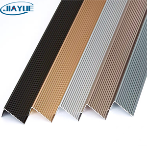 Parti di scale antiscivolo di sicurezza profilo a forma di L profilo per scale in alluminio per piastrelle rivestimento del bordo in ceramica decorare e proteggere - Product Image 5