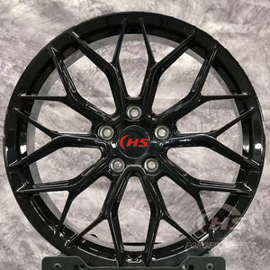 Колесо 18 19 20 21 22 24 дюйма, 1 шт., глянцевые черные кованые диски для автомобиля, 5 отверстий 5x120 5x112 20 "21" для BMW Chevrolet Corvette C8 - Product Image 2