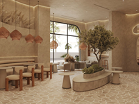 Aménagement intérieur de comptoir de restaurant, mobilier de café, décoration, équipement de café