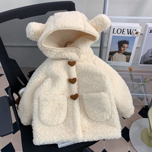 Nuovi Cappotti <span class=keywords><strong>Invernali</strong></span> per Bambine, Stile Baby con Stampa Sherpa, <span class=keywords><strong>Giacche</strong></span> per Bambini Autunno-Inverno - Product Image 2