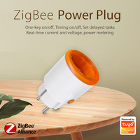 Prise murale intelligente Zigbee NEO 16A, norme européenne, ABS, télécommande, économie d'énergie, mesure de la consommation, 2 prises, IP20