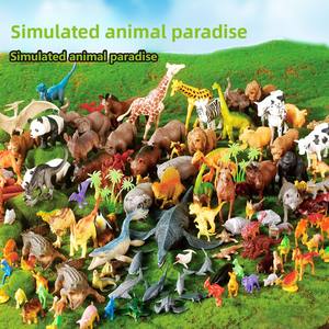 Set di Giocattoli di Animali e Dinosauri Specializzati per il Commercio <span class=keywords><strong>Estero</strong></span>, Modelli in Plastica di Elefanti, Leoni e Tigri per il Commercio Transfrontaliero - Product Image 3