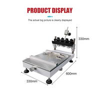 Impresora de plantilla de pasta de soldadura PCB de escritorio 450x320mm máquina de impresora Manual Pcb impresora de pasta de soldadura Smt