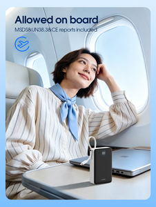 LDNIO PQ43 OEM/ODM Batería Externa Portátil, Cargador de 20000mAh, Carga Rápida de 65W, Cable USB-C Integrado, Pantalla LED - Product Image 3