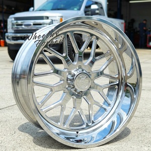Rines Forjados Personalizados de Perfil Bajo 20x10 22x12 24x14 26x16 28x14, Rines de Aleación Forjados 6x139.7 8x170 para Camionetas - Product Image 6