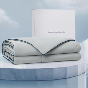Coperta rinfrescante <span class=keywords><strong>per</strong></span> letto singolo, <span class=keywords><strong>per</strong></span> chi soffre il caldo, biancheria da letto <span class=keywords><strong>per</strong></span> tutte le stagioni <span class=keywords><strong>per</strong></span> stare freschi durante la notte, grigia - Product Image 1
