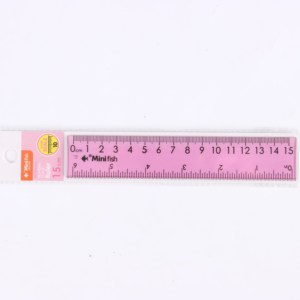 15Cm Dubbelzijdige Plastic Student Briefpapier Fluorescerende Dual-<span class=keywords><strong>Scale</strong></span> Rechte Liniaal Voor Schoolgebruik - Product Image 3