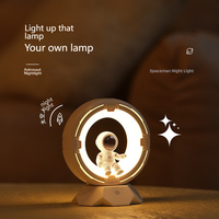 Nouveautés : Lampe de chevet LED à intensité variable, rechargeable, à commande tactile, blanc chaud, design cartoon, pour chambre et bureau, garantie 1 an