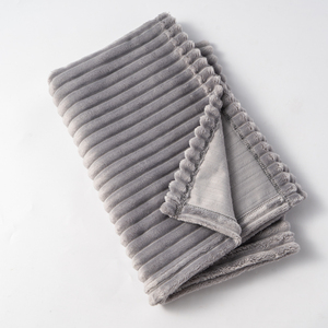 Couverture légère en flanelle à rayures verticales pour enfants, hypoallergénique, douce, pour nouveau-nés, portable, pour bébés garçons et filles - Product Image 4