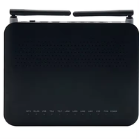 Modem fibre optique utilisé HG8245 Xpon/ Epon/Gpon Onu Ont 4FE/4GE + 2TEL + USB + routeur Wifi avec micrologiciel anglais pour FTTH