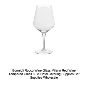 Verre à vin rouge Milano 56 cl H 22 cm Ø 9,8 cm Verre trempé Bormioli Rocco - Product Image 2