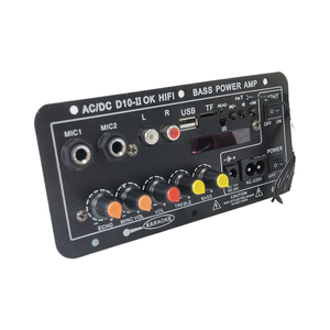 220V HI-FI Subwoofer Power <strong>Amp</strong> Amplifier Board Home 12V 24V USB <strong>Remote</strong> Control Bluetooths Receiver Metal Material - Product Image 3