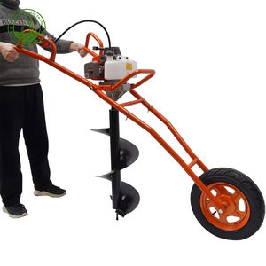 Perforadora usada Transporte Pequeño Taladro de Roca Fuerte <span class=keywords><strong>Estacas</strong></span> de tierra Máquina perforadora de 2 tiempos - Product Image 3