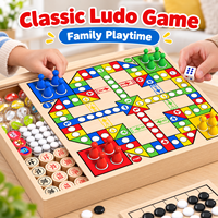 Ensemble de jeux de société éducatifs pliables pour enfants, personnalisable et tout-en-un, avec emballage en boîte colorée