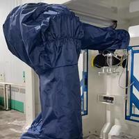 Cubierta Protectora para Robot Resistente a Altas Temperaturas y Retardante de Llama para KUKA, ABB, YASKAWA, FANUC, Escudo para Robot de Pintura Automática por Pulverización