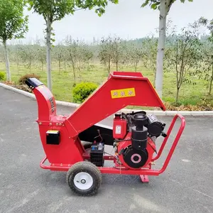 Forestry Machinery hydraulic feeding tree branch wood chipper machine pto chipper wood wood chipper towable