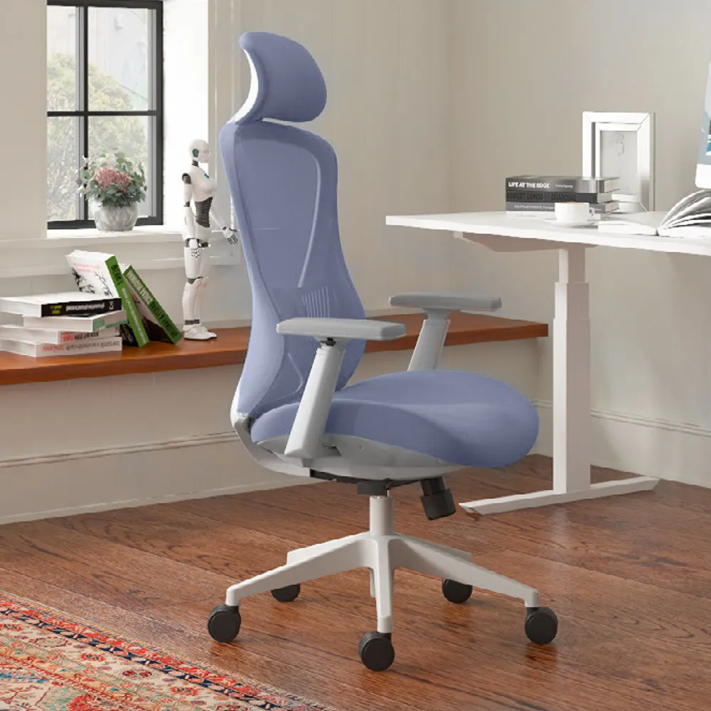 Ergonômico Azul Tecido de Malha Cadeira Do Escritório/Cadeira Do Computador moderno Mobiliário de Escritório Cadeiras Giratórias