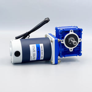 Motoriduttore a Vite Senza Fine Compatto RV30 RV40 RV50 con Telaio, <span class=keywords><strong>Motore</strong></span> DC a Spazzole per Montacarichi Edili, Motoriduttore DC con Freno - Product Image 6