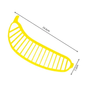 Gloway Fabricant de cuisine Outils gadgets pour fruits Hachoir à fruits en plastique populaire Coupeur de chips de banane manuel Trancheuse