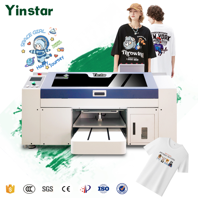2024 Direct to Garment Printer Two Heads T-shirt Printing Machine Personalized Customization DTG Printer for Any Color T Shirt