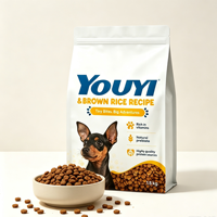 Sacs d'emballage pour aliments pour animaux de compagnie à faible MOQ, forme personnalisée, impression unique, pochette imprimée pour chien, sacs d'emballage robustes pour aliments pour animaux