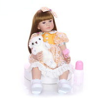 Poupée reborn de haute qualité 60cm princesse réaliste en Silicone souple réaliste Reborn Baby Dolls