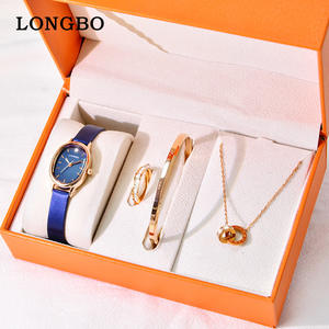 Ensemble de luxe pour femmes : bague, bracelet, collier, montre d'été pour femmes, montre-bracelet - Product Image 3