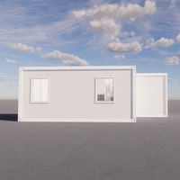 Toilettes mobiles de luxe en conteneur, maison moderne en acier préfabriquée, maisons modulaires miniatures en conteneur