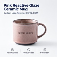 Tasse à café en céramique grès écologique mouchetée 12oz, texture naturelle, base contrastante, compatible micro-ondes et lave-vaisselle, vente en gros