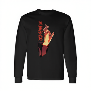 Camiseta de manga larga Void Hand Sign Domain Expansion Gojo - Product Image 2