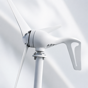 Petit générateur éolien domestique à 3 pales 1 kW 800 W 12 V 24 V à axe horizontal pour système d'alimentation sur toit pour usage résidentiel RY-A1-0 RY-A - Product Image 2