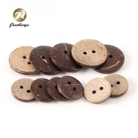 Botones de Coco de 2 Agujeros de Varios Tamaños, Material Natural para Manualidades, Decoración de Prendas, Cuero, Cinturones, Carteras, Bolsos y Herrajes
