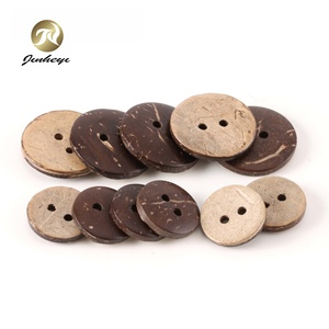 Kích Thước Khác Nhau <span class=keywords><strong>2</strong></span> Lỗ Nút Dừa Chất Liệu Tự Nhiên Cho Tự Làm May Da Thủ Công Vành Đai Ví Túi Trang Trí Phần Cứng - Product Image 4