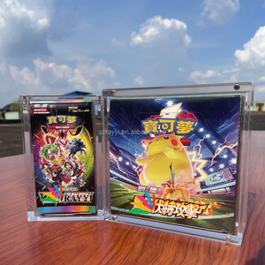 Boîte de présentation RAY YI personnalisée avec couvercle magnétique en acrylique transparent, portable et recyclable, pour <span class=keywords><strong>booster</strong></span> box Pokémon The Best of <span class=keywords><strong>XY</strong></span> japonais <span class=keywords><strong>XY</strong></span>-2017 - Product Image 2