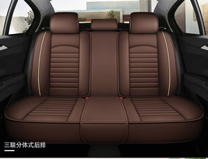 Juego Completo de Fundas de Asiento de Cuero PU, Alfombrilla para Maletero, Accesorio <span class=keywords><strong>Interior</strong></span> Universal para VW Tiguan L 2010 <span class=keywords><strong>R</strong></span> <span class=keywords><strong>Line</strong></span> MK2 2017-2024 2025, Piezas de Automóvil - Product Image 6