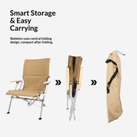 Chaise de plage inclinable portable de loisirs Sea-Dog en alliage d'aluminium épaissi pour camping en extérieur, Zhejiang